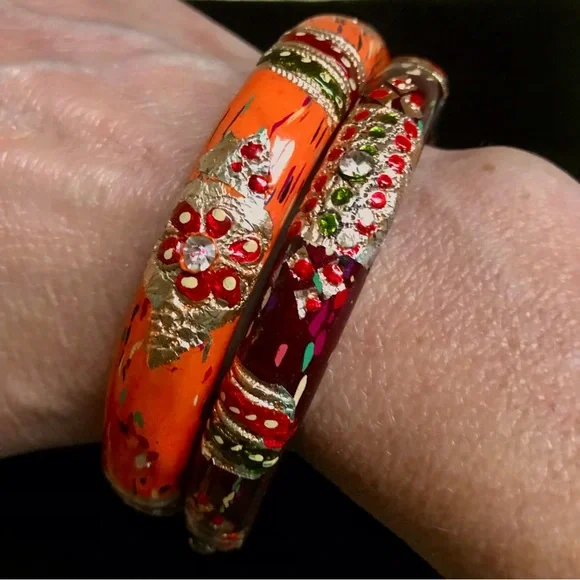 Wooden Bangles/bracelets from India - Picture 5 of 7